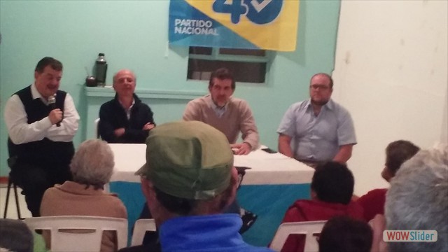 Javier García en Tarariras